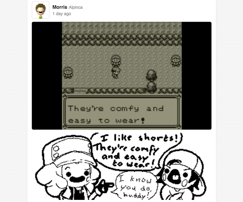 Illustration for article titled Pokémon Red, Blue and Yellow's Miiverse Is Amazing